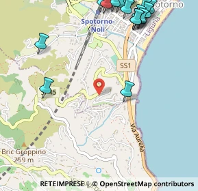 Mappa SP 45, 17028 Spotorno SV (0.78)