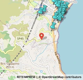 Mappa SP 45, 17028 Spotorno SV (0.7065)