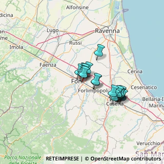 Mappa Via Figline, 47122 Forlì FC, Italia (9.83294)
