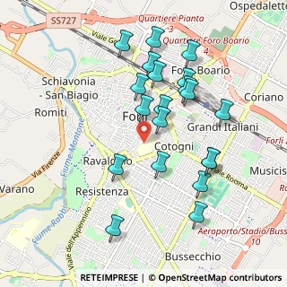 Mappa Via Giacomo della Torre, 47121 Forlì FC, Italia (0.949)