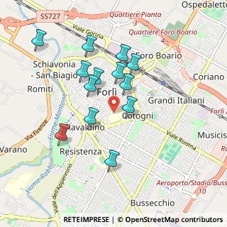 Mappa Via Giacomo della Torre, 47121 Forlì FC, Italia (0.85231)