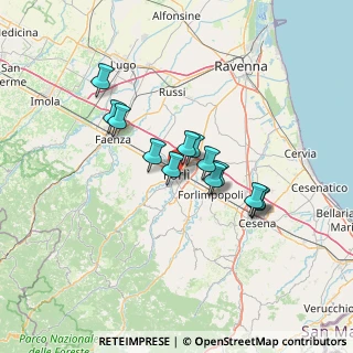 Mappa Via Giacomo della Torre, 47121 Forlì FC, Italia (10.65077)