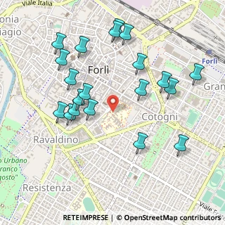 Mappa Via Giacomo della Torre, 47121 Forlì FC, Italia (0.5365)