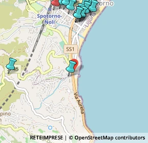 Mappa SS 1 Variante Aurelia di La Spezia, 17028 Spotorno SV (0.7475)