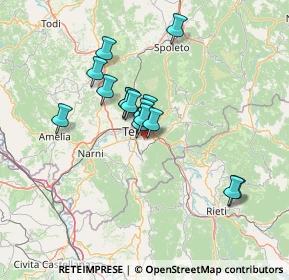 Mappa Via Augusto Murri, 05100 Terni TR, Italia (11.14267)