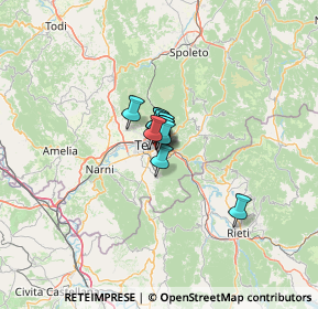 Mappa Via Augusto Murri, 05100 Terni TR, Italia (4.40182)