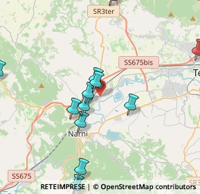 Mappa Strada di maratta bassa km8, 05035 Narni Scalo TR, Italia (4.86538)