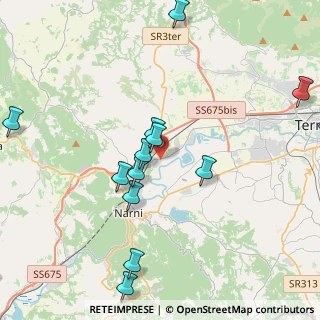 Mappa Strada di maratta bassa km8, 05035 Narni TR, Italia (4.86538)