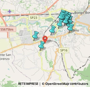 Mappa Strada di Cospea, 05100 Terni TR, Italia (2.248)