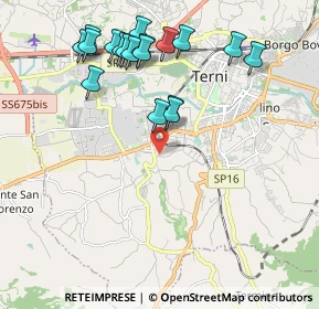 Mappa Strada di Cospea, 05100 Terni TR, Italia (2.26889)