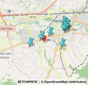 Mappa Strada di Cospea, 05100 Terni TR, Italia (1.80455)