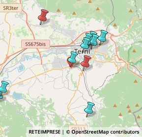 Mappa Strada di Cospea, 05100 Terni TR, Italia (4.30455)