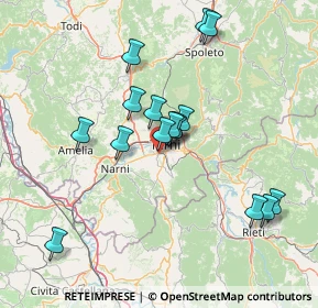 Mappa Strada di Cospea, 05100 Terni TR, Italia (14.1275)