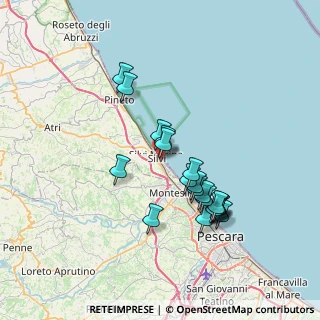 Mappa Via Genova, 64028 Silvi TE, Italia (6.7435)