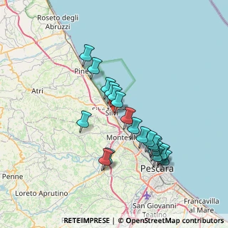 Mappa Via Genova, 64028 Silvi TE, Italia (6.968)