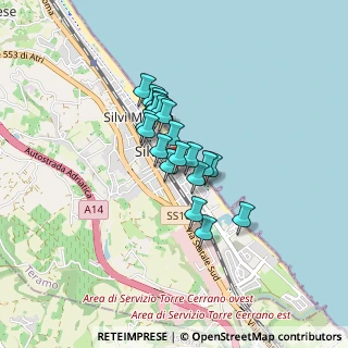 Mappa Via Genova, 64028 Silvi TE, Italia (0.558)