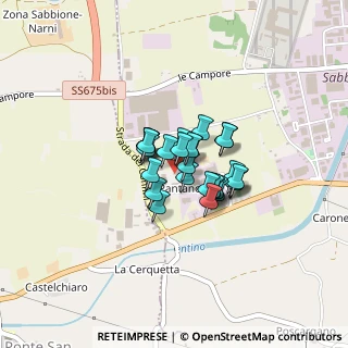 Mappa Strada di Pantano, 05100 Pantano TR, Italia (0.23571)