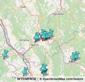 Mappa Strada di Pantano, 05100 Pantano TR, Italia (16.86462)