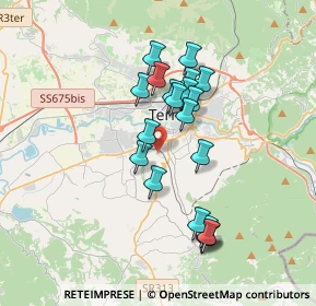 Mappa Via Palmiro Teofoli, 05100 Terni TR, Italia (3.2355)