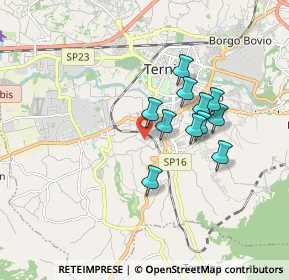 Mappa Via Palmiro Teofoli, 05100 Terni TR, Italia (1.44091)