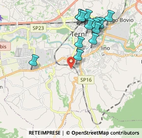 Mappa Via Palmiro Teofoli, 05100 Terni TR, Italia (2.185)