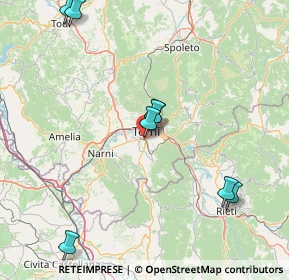 Mappa Via Palmiro Teofoli, 05100 Terni TR, Italia (25.46455)