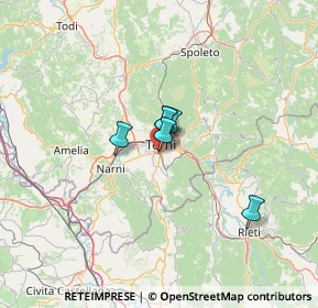 Mappa Via Palmiro Teofoli, 05100 Terni TR, Italia (25.42667)