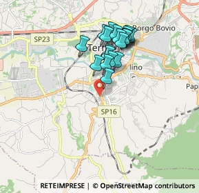 Mappa Via Sant'Efebo, 05100 Terni TR, Italia (1.6315)