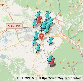 Mappa Via Sant'Efebo, 05100 Terni TR, Italia (3.1645)