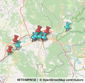 Mappa Via Sant'Efebo, 05100 Terni TR, Italia (5.55833)