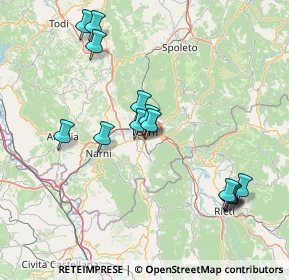 Mappa Via Sant'Efebo, 05100 Terni TR, Italia (16.66571)