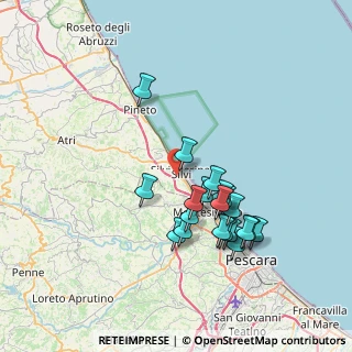 Mappa Contrada Santo Stefano, 64028 Silvi TE, Italia (7.0735)