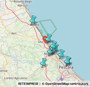 Mappa Contrada Santo Stefano, 64028 Silvi TE, Italia (6.45273)