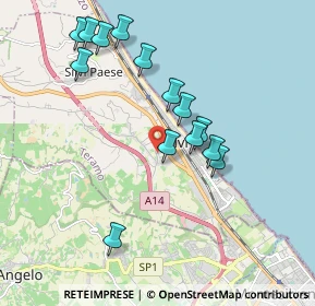 Mappa Contrada Santo Stefano, 64028 Silvi TE, Italia (1.93929)