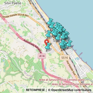 Mappa Contrada Santo Stefano, 64028 Silvi TE, Italia (0.7225)