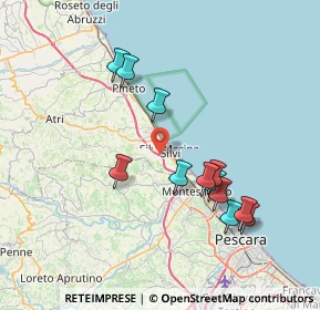 Mappa A14 - Autostrada Adriatica, 64028 Silvi TE, Italia (7.57083)