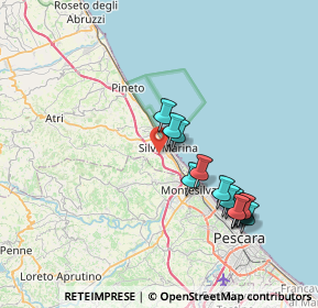 Mappa A14 - Autostrada Adriatica, 64028 Silvi TE, Italia (7.74)