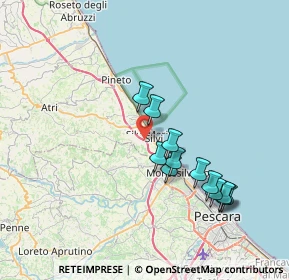 Mappa A14 - Autostrada Adriatica, 64028 Silvi TE, Italia (7.21417)