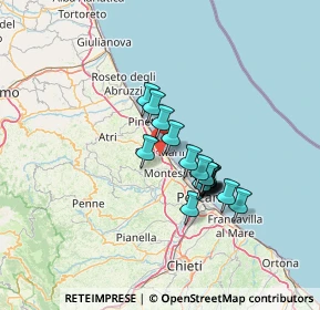 Mappa A14 - Autostrada Adriatica, 64028 Silvi TE, Italia (10.62778)