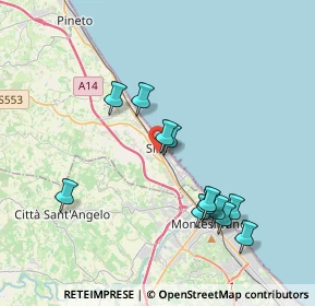 Mappa Via della Torre, 64028 Silvi TE, Italia (3.90333)
