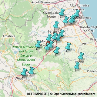 Mappa Salita del Castello, 64049 Tossicia TE, Italia (16.67)