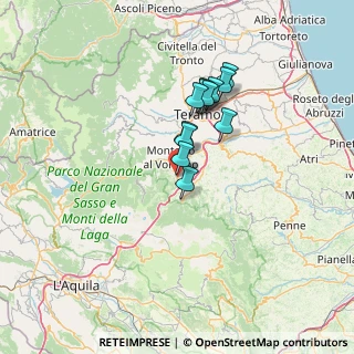 Mappa Salita del Castello, 64049 Tossicia TE, Italia (10.57833)