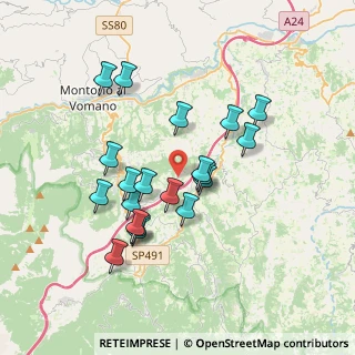 Mappa Via San Rocco, 64042 Colledara TE, Italia (3.3865)