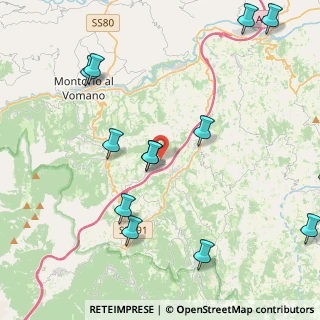 Mappa Via San Rocco, 64042 Colledara TE, Italia (5.51385)