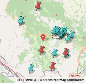 Mappa Str. di Luchiano, 05022 Amelia TR, Italia (4.145)
