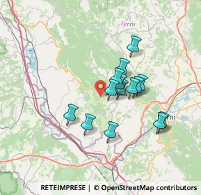 Mappa Str. di Luchiano, 05022 Amelia TR, Italia (5.73929)