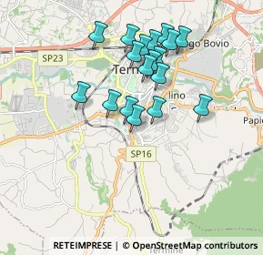 Mappa Via San Valentino, 05100 Terni TR, Italia (1.67556)