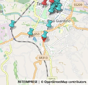 Mappa Via San Valentino, 05100 Terni TR, Italia (1.4415)