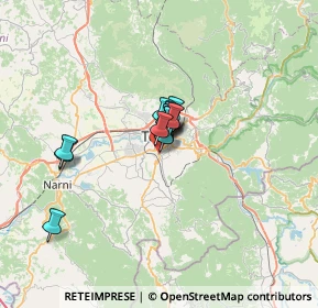 Mappa Via San Valentino, 05100 Terni TR, Italia (3.87308)