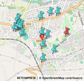 Mappa Via San Valentino, 05100 Terni TR, Italia (0.552)